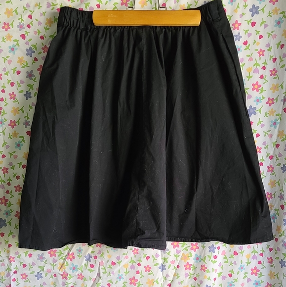 A New Day Black A Line Skirt Size M - Picture 3 of 5